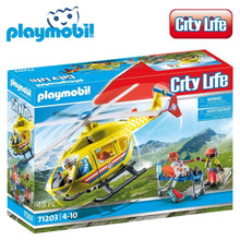Cargar imagen en el visor de la galería, Playmobil helicóptero rescate (71203) City Life
