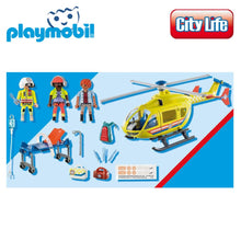 Cargar imagen en el visor de la galería, Helicóptero de rescate Playmobil City Life (71203)-
