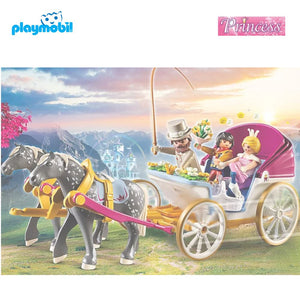 Carruaje romántico tirado por caballos PLAYMOBIL (70449) Princess