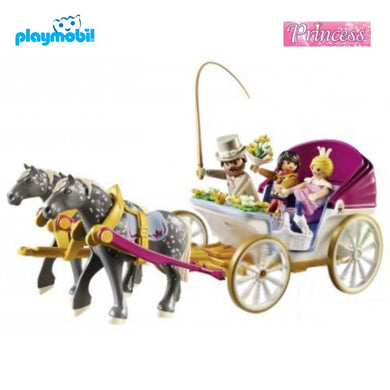 Carruaje romántico tirado por caballos PLAYMOBIL (70449) Princess