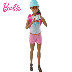 Barbie senderista muñeca con perro (GRN66)-(1)