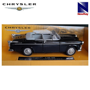 Chrysler C-300 (1955) negro miniatura a escala 1/43 New Ray