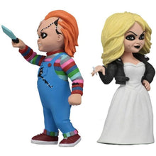 Cargar imagen en el visor de la galería, Chucky y su novia Tiffany pack de 2 figuras muñeco diabólico
