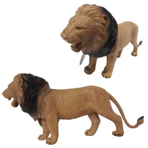 Figura leon macho realista miniatura de juguete 27 cm