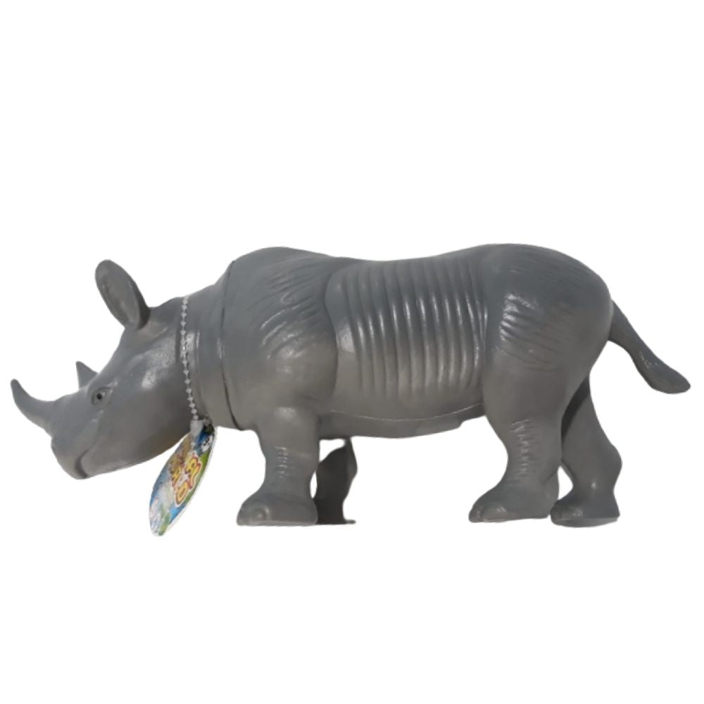 Figura rinoceronte de juguete realista de 27 centímetros