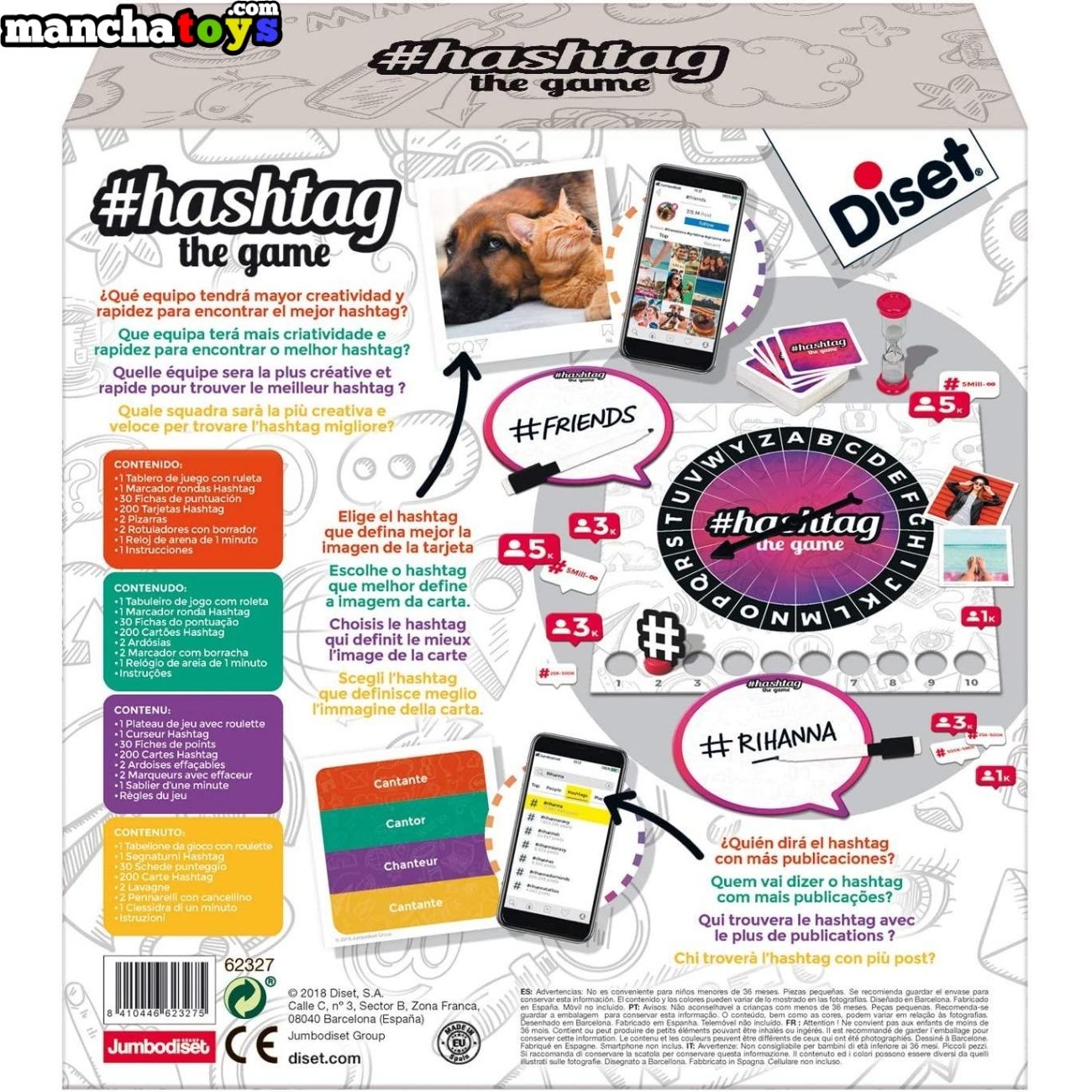 Jeu de société #Hashtag the game de Diset Neuf - Jeux & Jouets Jeu de société #Hashtag the game de Diset Neuf - Jeux & Jouets