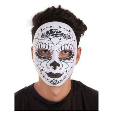 máscara careta catrina día de los muertos