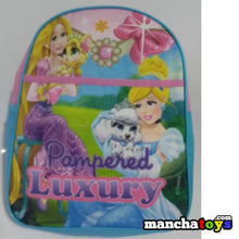 Cargar imagen en el visor de la galería, MOCHILA PRINCESAS DISNEY INFANTIL O GUARDERIA 31 CM.
