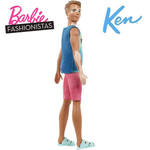 Barbie Ken Malibu Fashionista con vitíligo pelo castaño-(1)