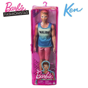 Barbie Ken Malibu Fashionista con vitíligo pelo castaño-(3)