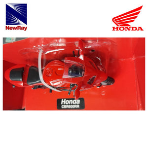 Honda CBR 600 RR roja moto a escala 1/18 New Ray-(2)