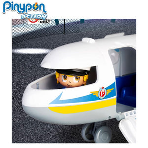 Pinypon Action emergencia en el avión con figura piloto-(4)