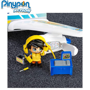 Pinypon Action emergencia en el avión con figura piloto-(2)
