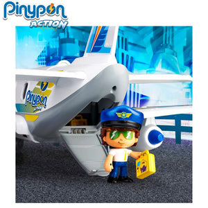 Pinypon Action emergencia en el avión con figura piloto-(1)