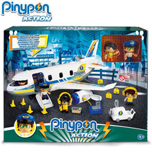 Cargar imagen en el visor de la galería, Pinypon Action emergencia en el avión con figura piloto-

