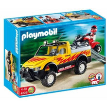 Cargar imagen en el visor de la galería, Pick-up con quad de carreras PLAYMOBIL (4228)

