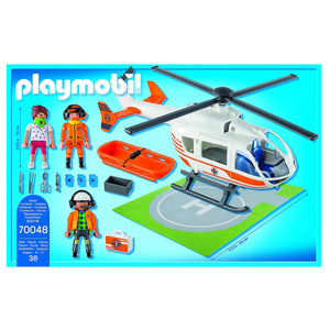 Helicóptero de rescate PLAYMOBIL (70048) City Life