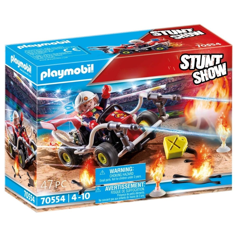 Playmobil 70554 Kart bombero de acrobacias antiincendios