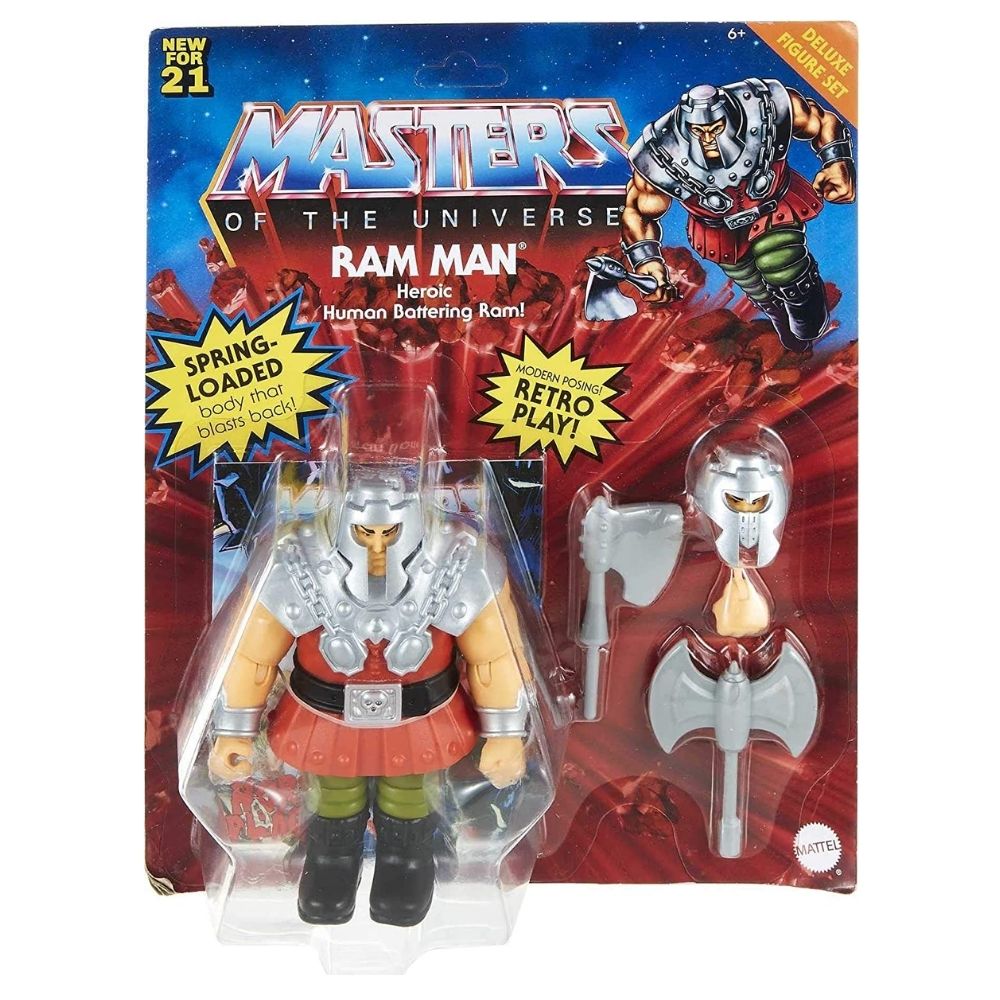 MASTERS OF THE UNIVERSE Ram Man deluxe 2021 14cm (GVL78)