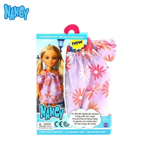 Vestido Nancy ropa de verano para muñeca diseño flores-(2)