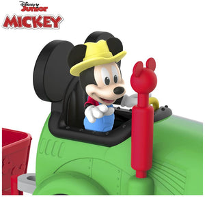 Tractor de Mickey Mouse con remolque de juguete-(1)